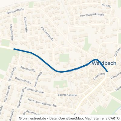 Dimbacher Straße Bretzfeld Waldbach 