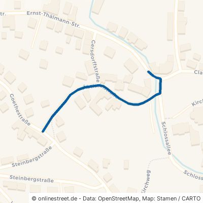 Äbtissinstraße Landkreis Quedlinburg Gernrode 