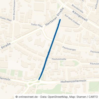 Kemnastrasse In Recklinghausen Stadtmitte Nordrhein Westfalen