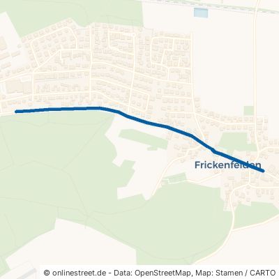 Gunzenhauser Straße Gunzenhausen Frickenfelden 