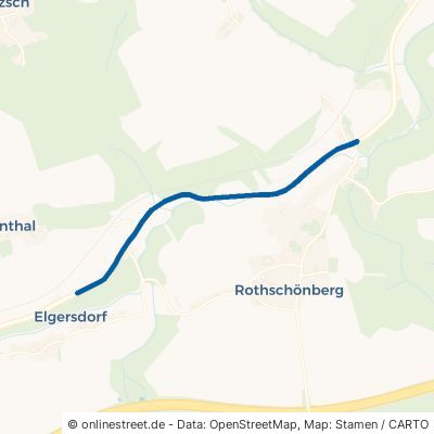 Tännichtbachstraße Klipphausen Rothschönberg 