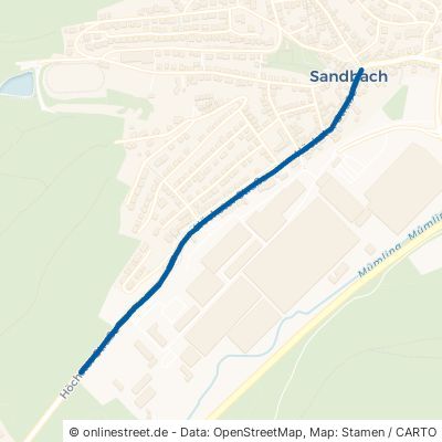 Höchster Straße Breuberg Sandbach 