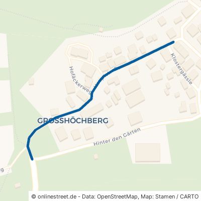 Hauptstraße Spiegelberg Großhöchberg 