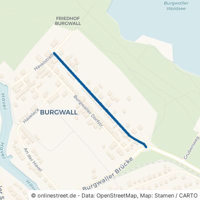 Gerade Straße 16792 Zehdenick Burgwall 