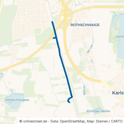 Alte Bayernwerkstraße Karlsfeld Rothschwaige 