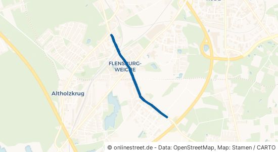 Ochsenweg Flensburg Weiche 