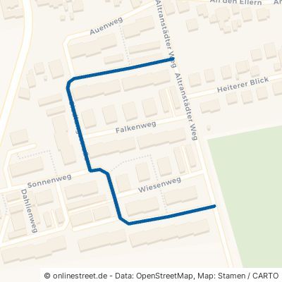 Siedlungsstraße Leuna Günthersdorf 
