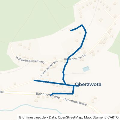 Dorfstraße Zwota Oberzwota 