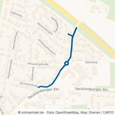 Grüner Weg Steinfurt Burgsteinfurt 