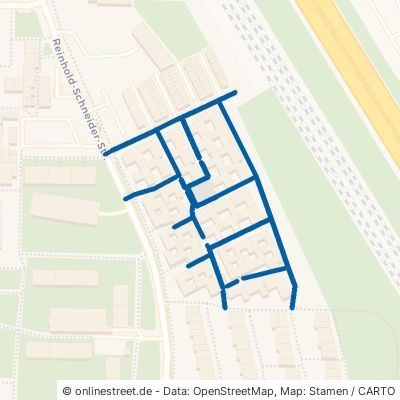 Wilhelm-Schmidtbonn-Straße Düsseldorf Garath 