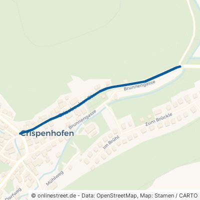 Criesbacher Straße Weißbach Crispenhofen 
