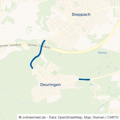 Deuringer Straße Neusäß Steppach 