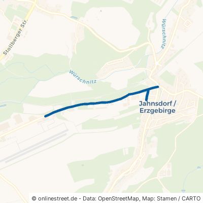 Wilhermsdorfer Straße Jahnsdorf (Erzgebirge) Pfaffenhain 