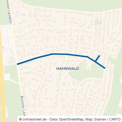 Hahnwaldweg Köln Hahnwald 