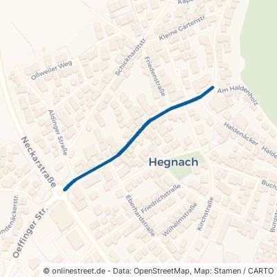 Hauptstraße Waiblingen Hegnach 