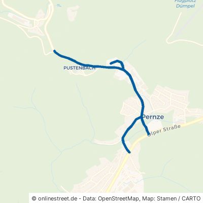 Lieberhausener Straße Bergneustadt Pernze 
