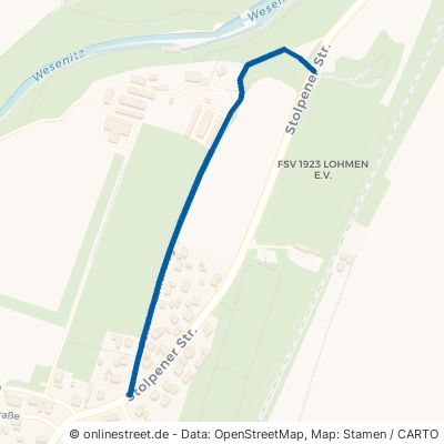 Porschendorfer Weg Lohmen 