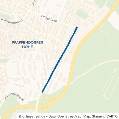 Von-Witzleben-Straße Koblenz Pfaffendorfer Höhe 