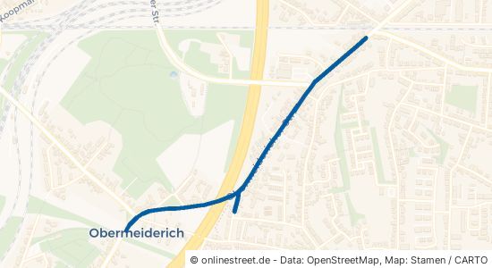 Obermeidericher Straße Oberhausen Alstaden-West 
