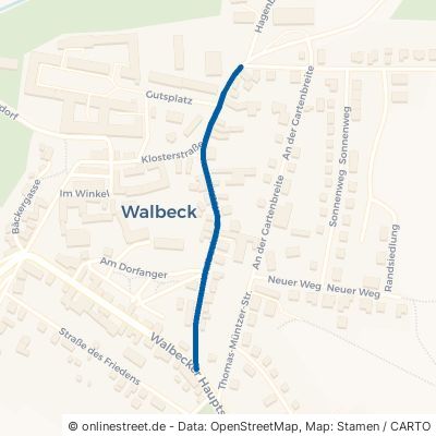 Walbecker Dorfstraße Hettstedt Walbeck 