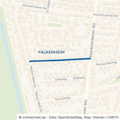 Hunsrückweg Nürnberg Falkenheim 