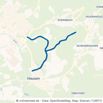 Horschelweg 74420 Oberrot Hausen Rot 