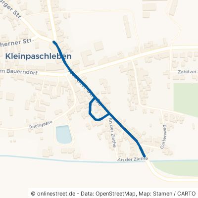 Keetner Straße Osternienburger Land Kleinpaschleben 