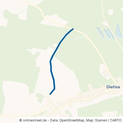 Lurchenbergweg Waldhufen Diehsa 