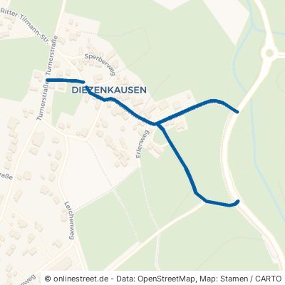 Diezenkausener Straße Waldbröl Hermesdorf 