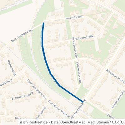 Gastendonkstraße Krefeld Kempener Feld/Baakeshof 
