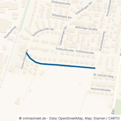 Oberammergauer Straße Weilheim im OB Weilheim 