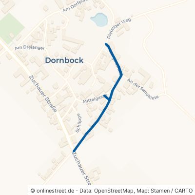 Lange Straße Osternienburger Land Dornbock 