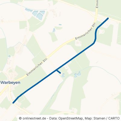 Kropse Weg Kleve Warbeyen 