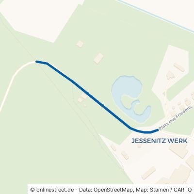 Bahnstraße Lübtheen Jessenitz-Werk 