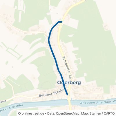 Angermünder Straße Oderberg Parstein 