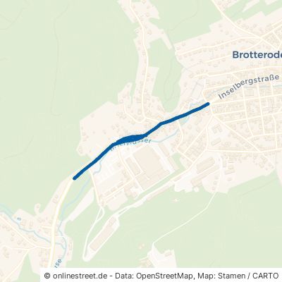 Liebensteiner Straße Brotterode-Trusetal Brotterode 
