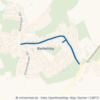 Dorfstraße Barkelsby 