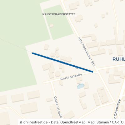 Berkenbrücker Weg Nuthe-Urstromtal Ruhlsdorf 