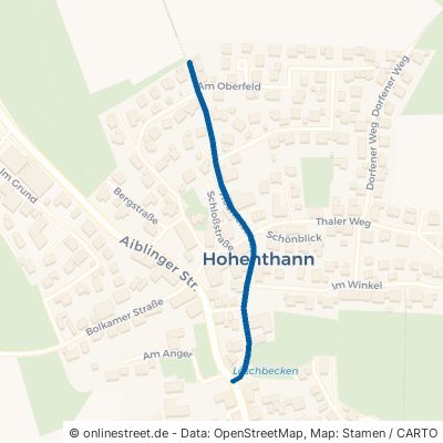 Hochfelserstraße Tuntenhausen Hohenthann 