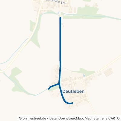 Deutlebener Dorfstraße Wettin-Löbejün 