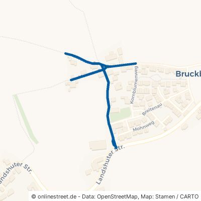 Moosstraße Bruckberg Bruckbergerau 