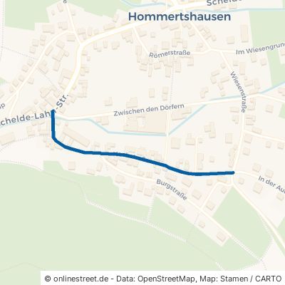 Hochstraße Dautphetal Hommertshausen 
