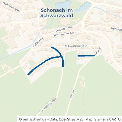 Schillerstraße Schonach im Schwarzwald 