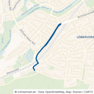 Steigerstraße Erfurt Löbervorstadt 