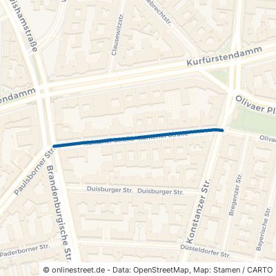Xantener Straße 10707 Berlin Wilmersdorf Bezirk Charlottenburg-Wilmersdorf