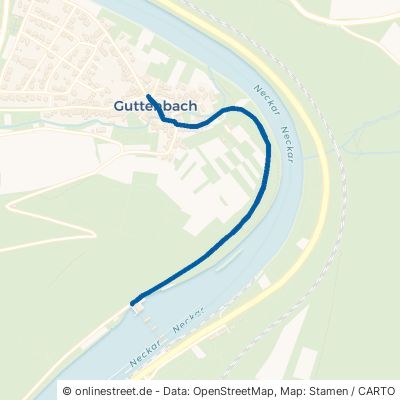 Mörtelsteiner Straße Neckargerach Guttenbach 