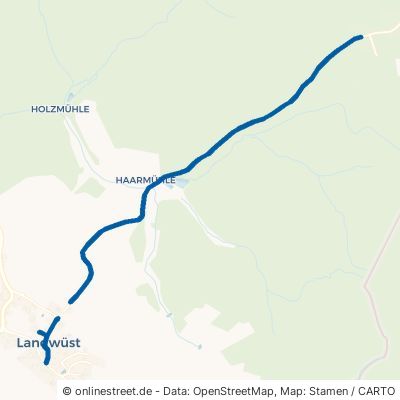 Wernitzgrüner Weg Markneukirchen Landwüst 
