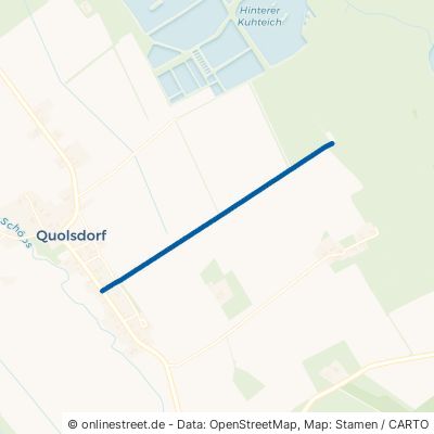 Neuer Weg Hähnichen Quolsdorf 