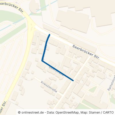Querstraße Saarbrücken Brebach-Fechingen 