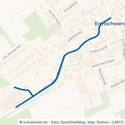 Hubenröder Straße Witzenhausen Ermschwerd 